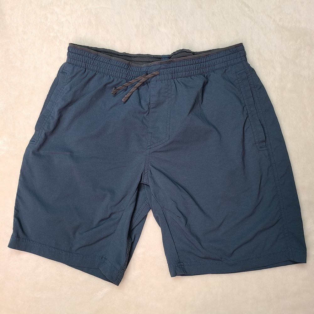 Kuhl Kruiser Shorts Mens Medium Blue Hiking Outdoor Drawstring Running Stretch